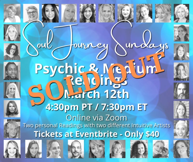 Soul Journey Sundays - Psychic & Medium Readings