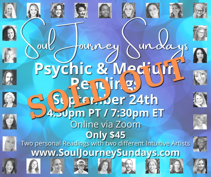 Soul Journey Sundays - Psychic & Medium Readings
