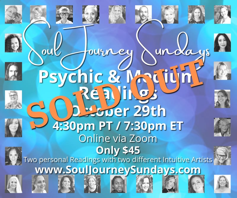 Soul Journey Sundays - Psychic & Medium Readings