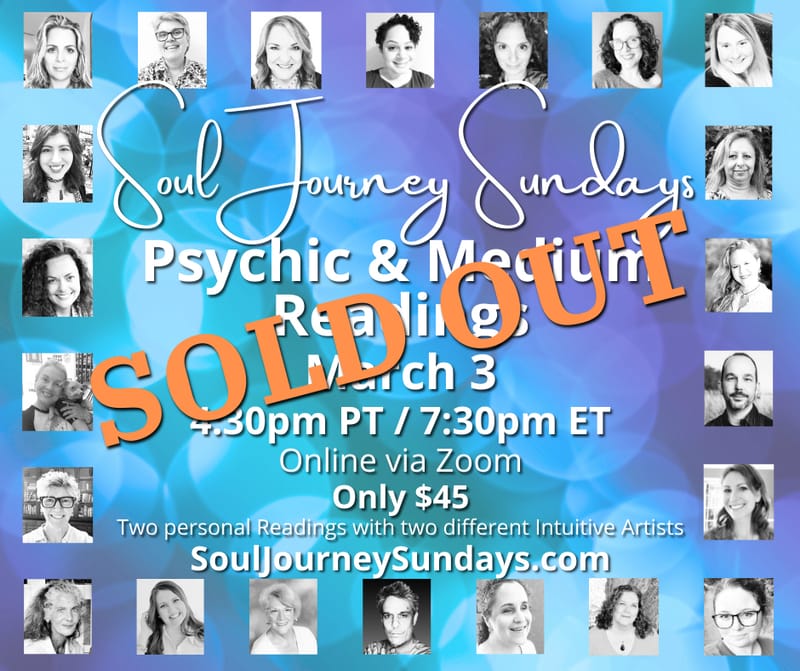Soul Journey Sundays - Psychic & Medium Readings