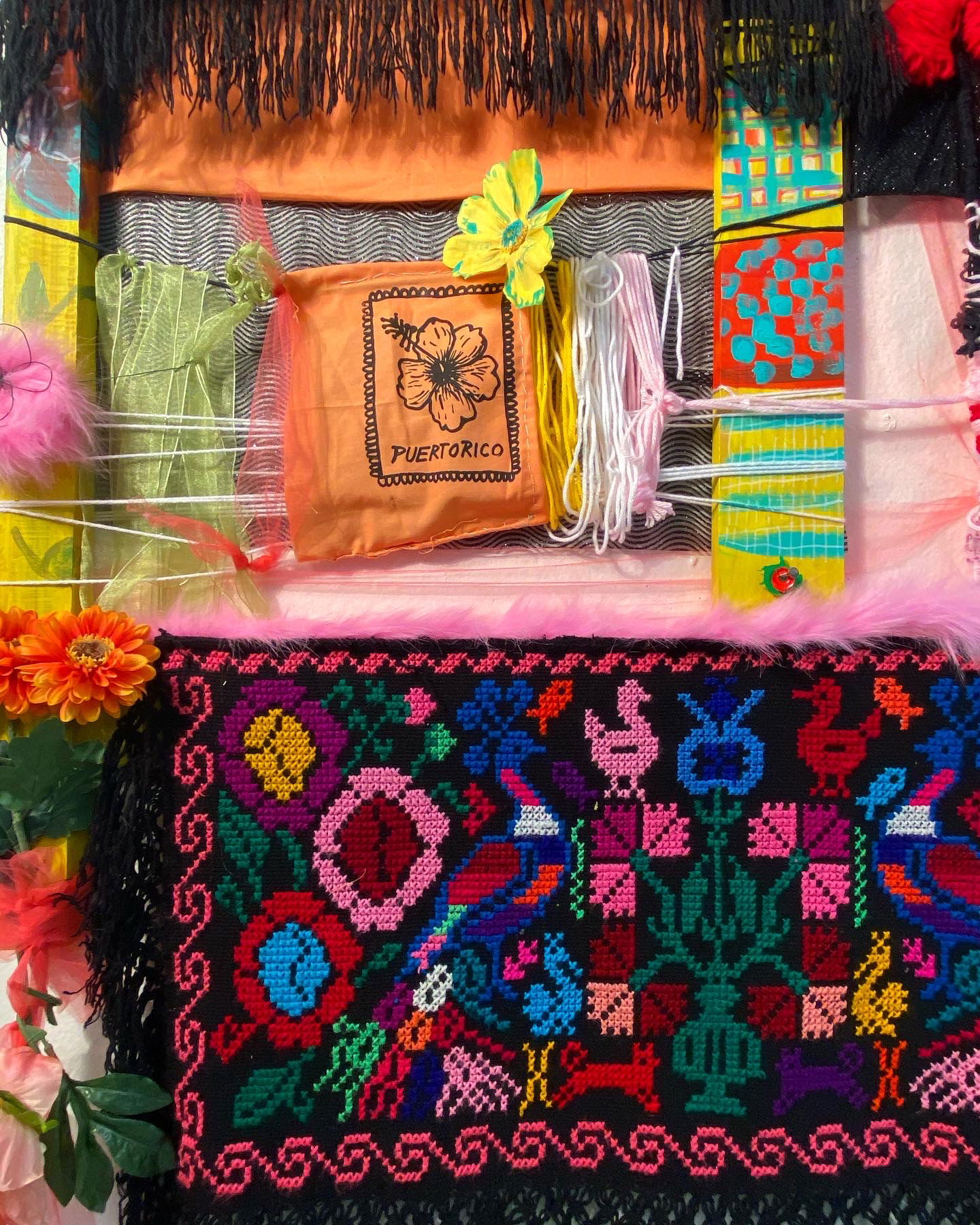 MULTI-MEDIA QUILT "Quilt of Our Roots" 2021 