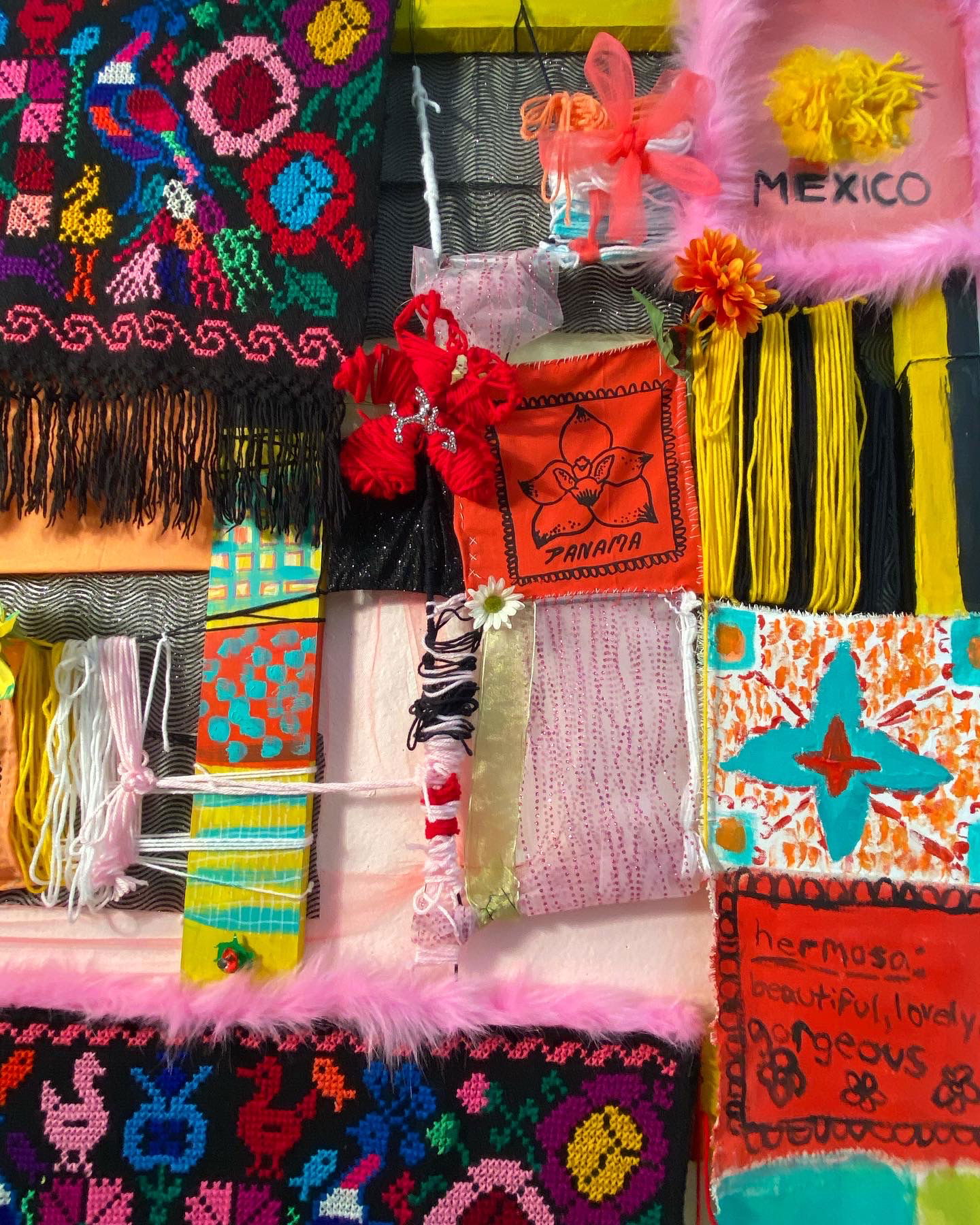 MULTI-MEDIA QUILT "Quilt of Our Roots" 2021 