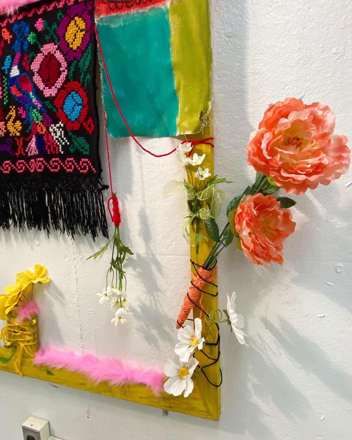 MULTI-MEDIA QUILT "Quilt of Our Roots" 2021 