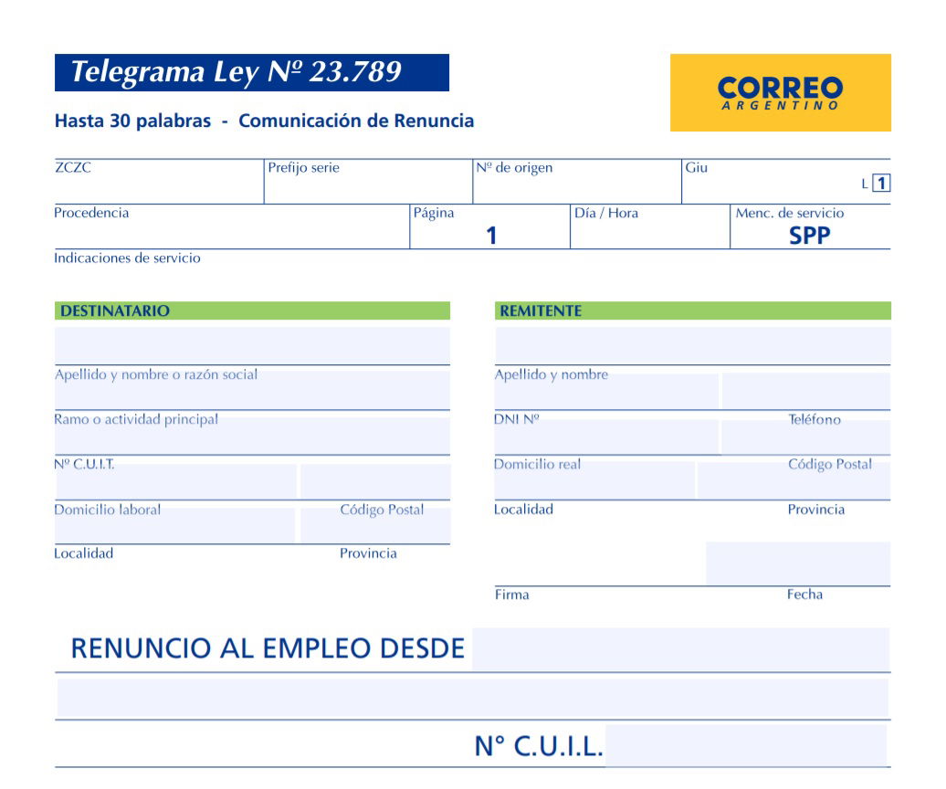 Nunca renuncies sin antes asesorarte con un abogado!