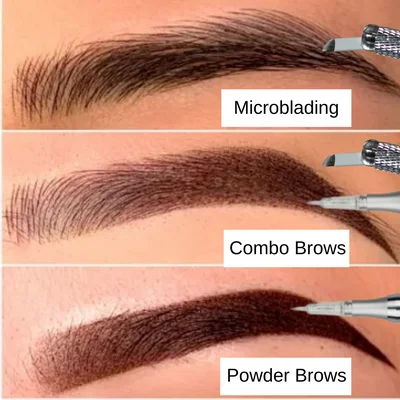 PMU POWDER BROWS/MICROBLADING image