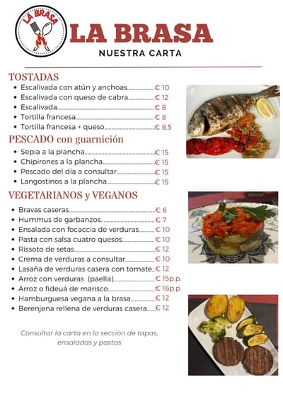 PESCADOS, VEGANOS Y VEGETARIANOS