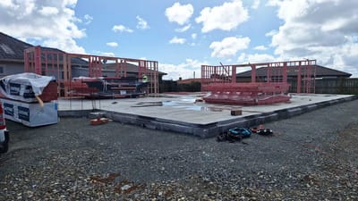 Commencement of Structural Framework for Masjid-E-Zahra, Auckland