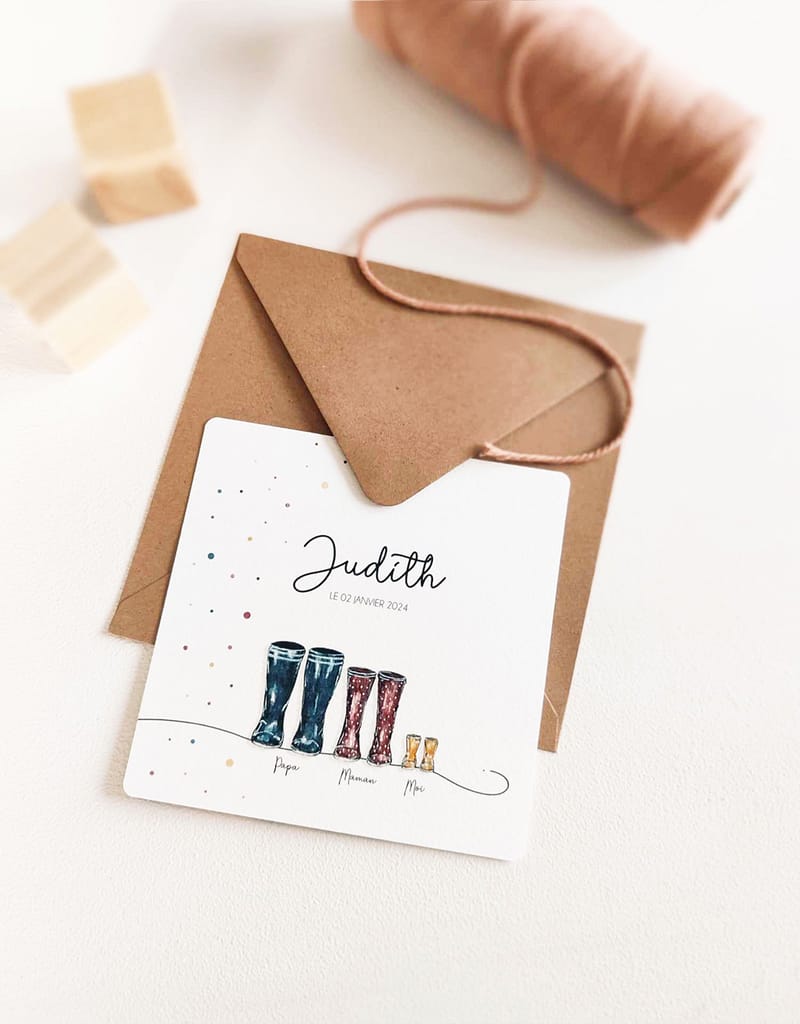 FORFAIT N°1 : "Le Faire part à personnaliser " 