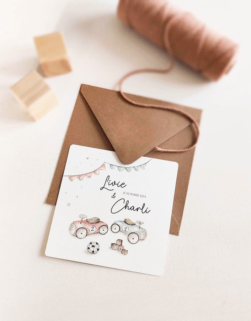 FORFAIT N°1 : "Le Faire part à personnaliser " 