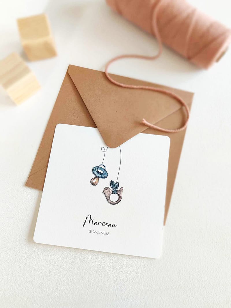 FORFAIT N°1 : "Le Faire part à personnaliser " 