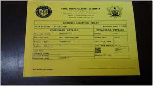 BUSINESS OPERATING PERMIT