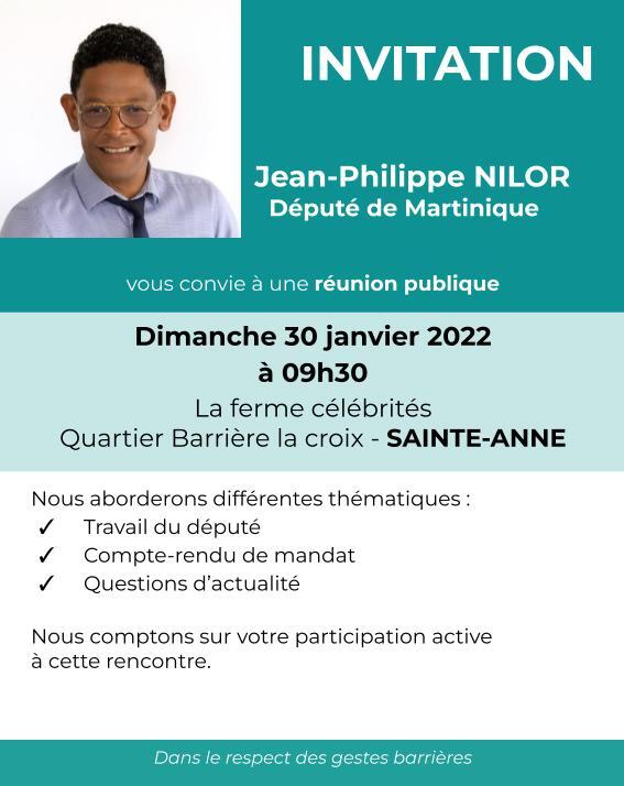 Réunion publique SAINTE-ANNE