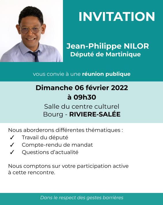 Réunion publique RIVIÈRE-SALÉE