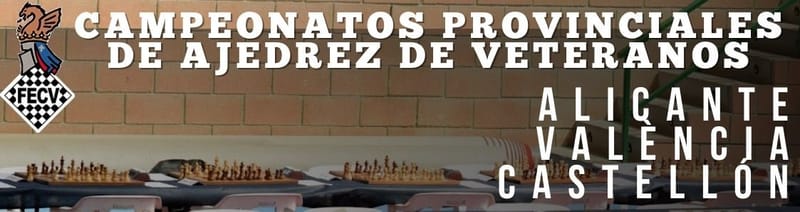 Participación Aspense en los Campeonatos provinciales de veteranos de ajedrez organizados por la FACV