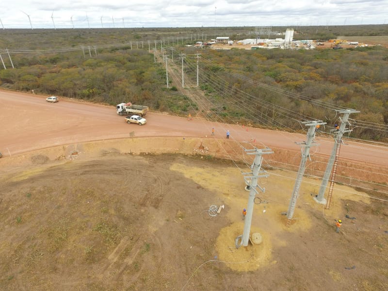 Rede de Média Tensão Aérea e Subterrânea em Parques Eólicos