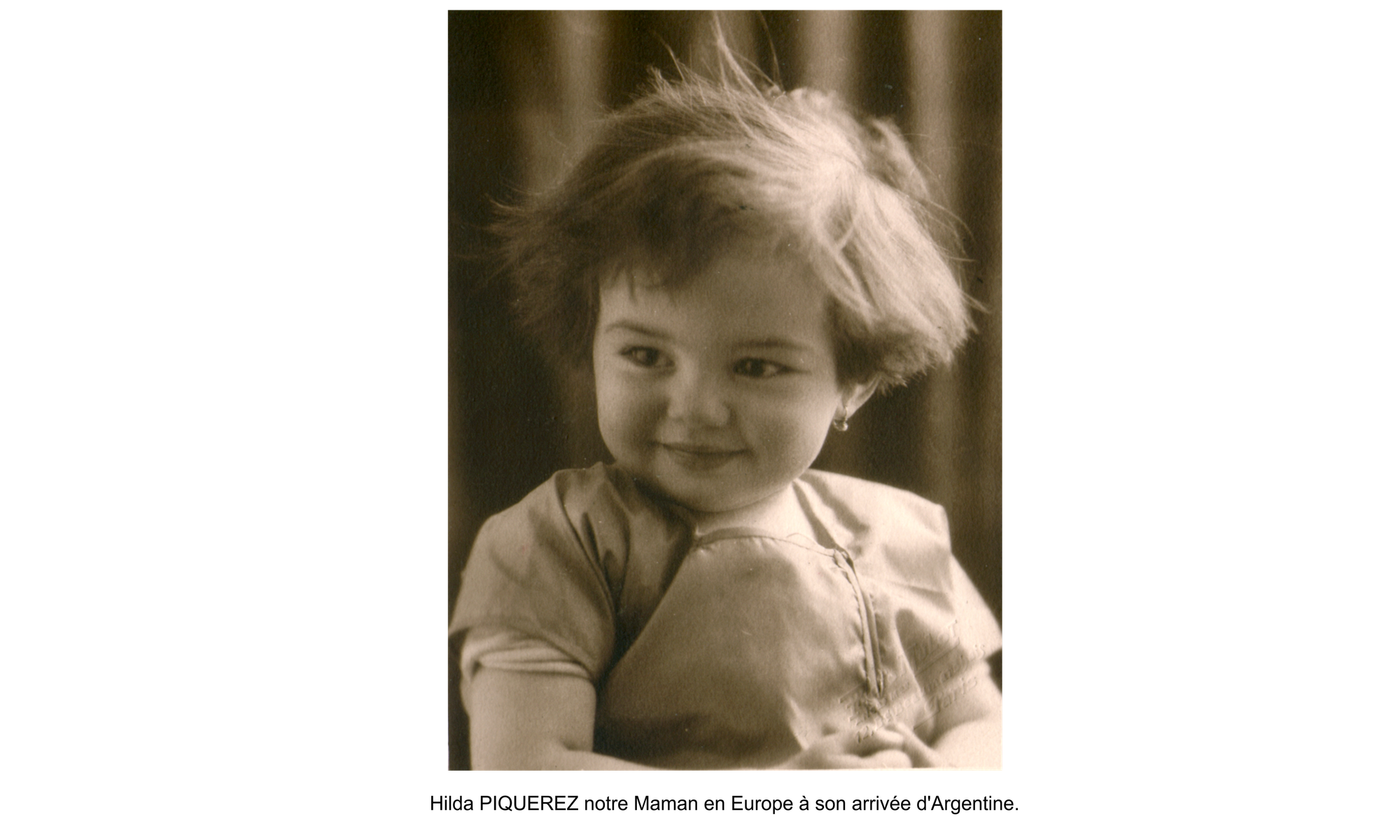 Hilda PIQUEREZ notre Maman.