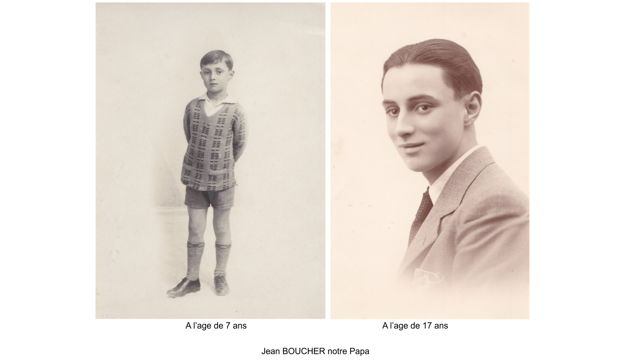 Photos Famille BOUCHER Jean & Hilda