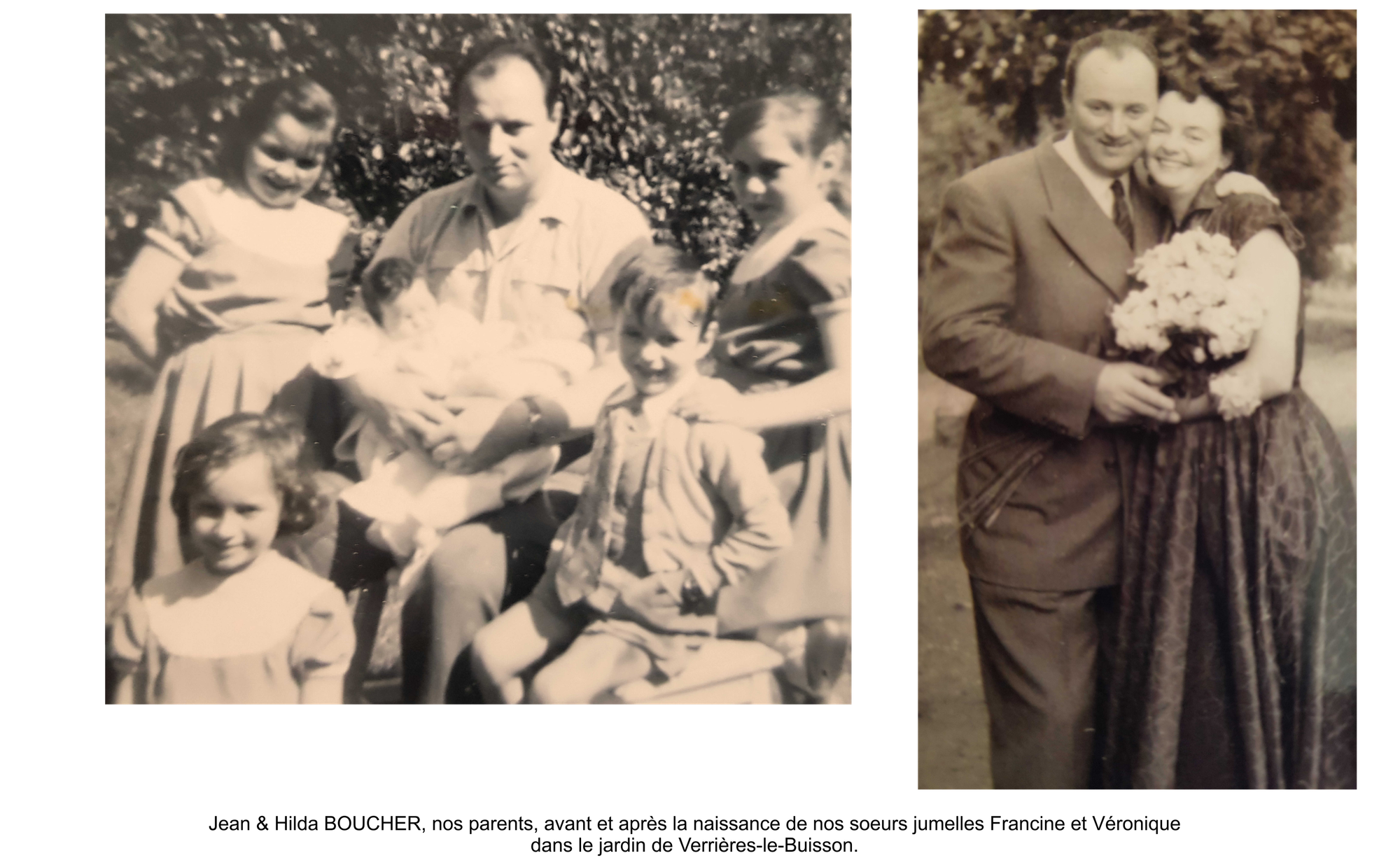 Photos Famille BOUCHER Jean & Hilda