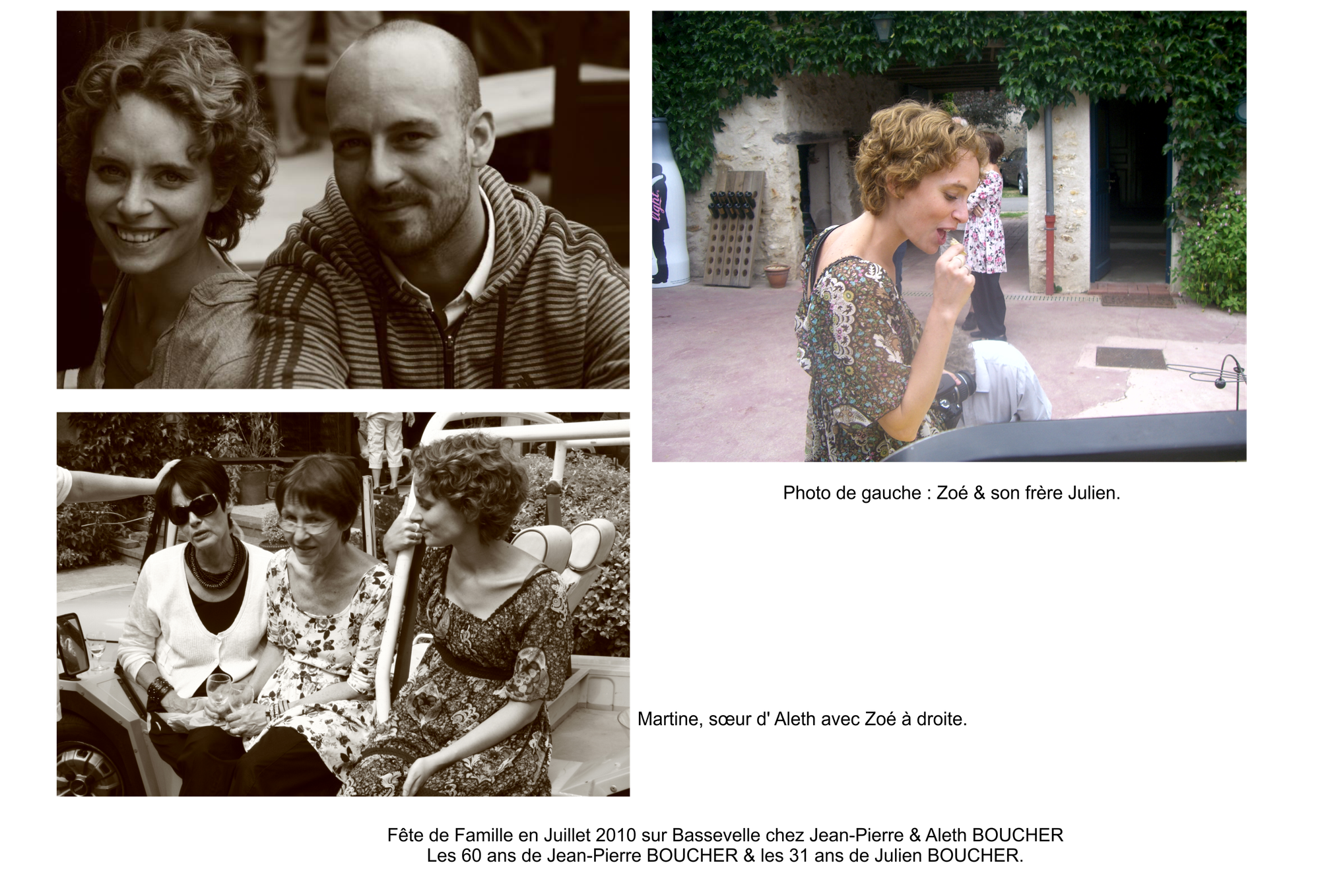 Photos Famille BOUCHER Jean-Pierre & Aleth