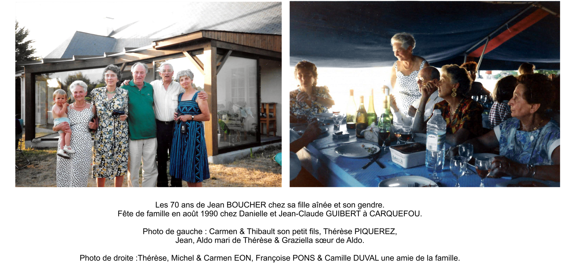 Famille PIQUEREZ Aldo & Thérèse