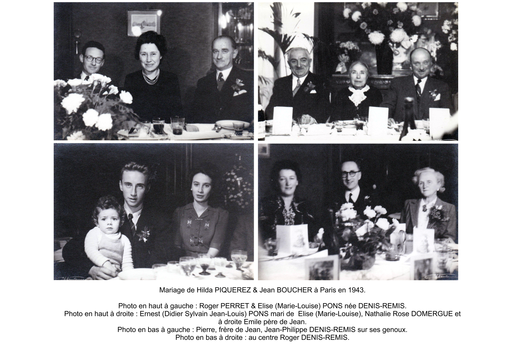 Photos Famille PONS Jacques & Françoise