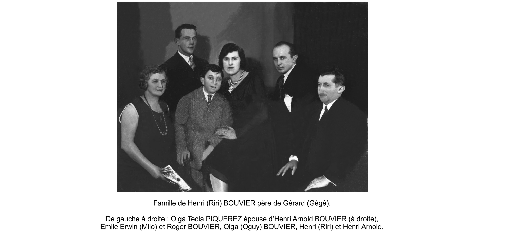 Photos Famille BOUVIER Gérard