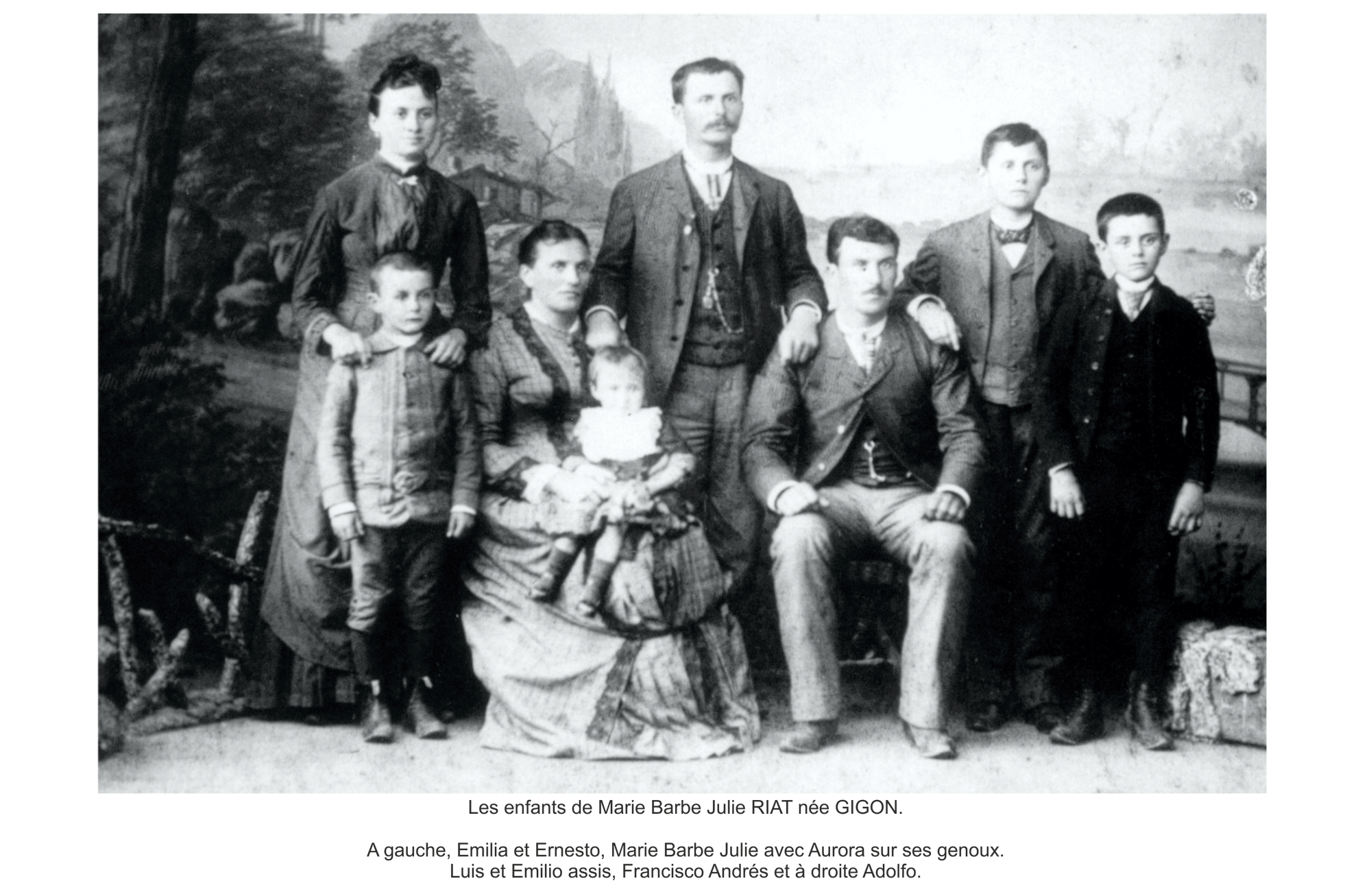 Photos Famille RIAT et GIGON