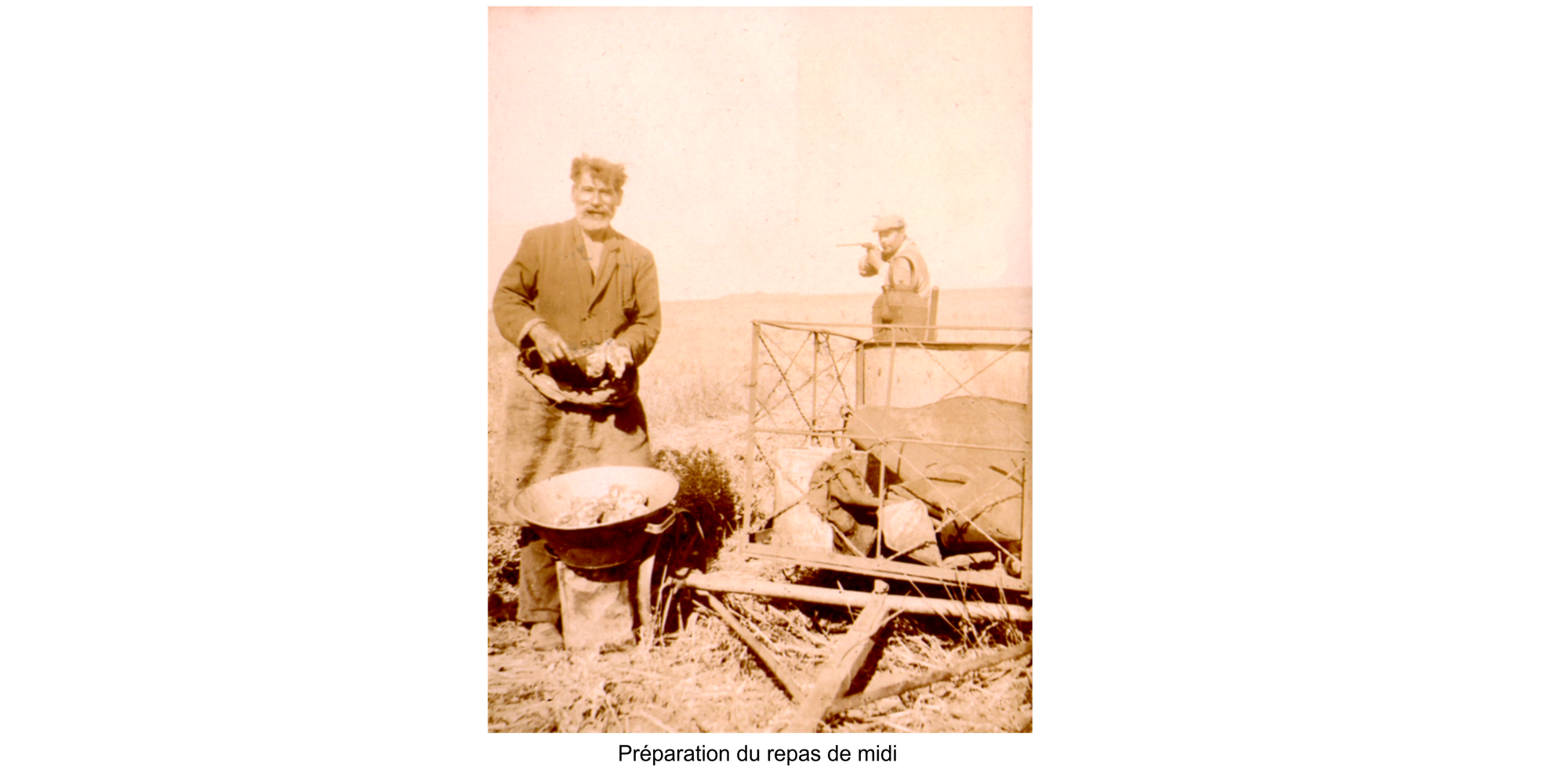 La vie agricole dans la PAMPA. Les moissons diverses.