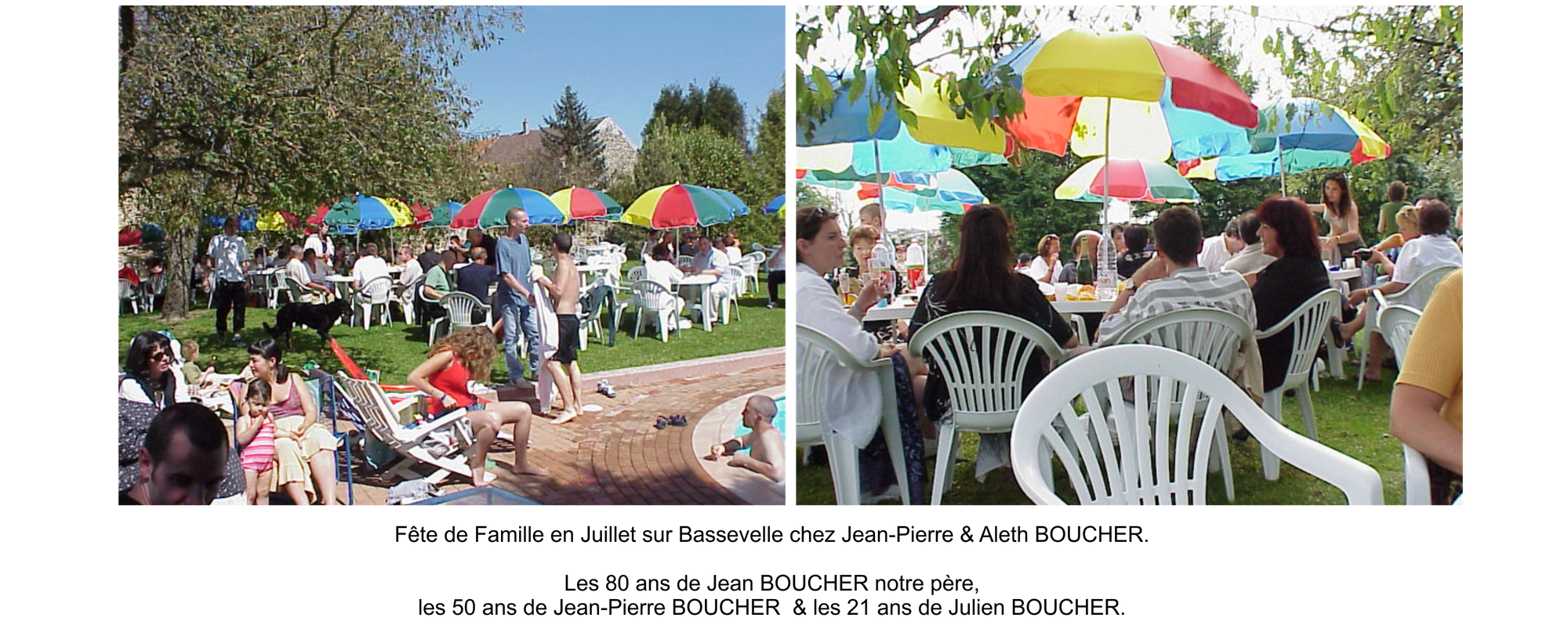 Fête sur BASSEVELLE 80 ans de Papa