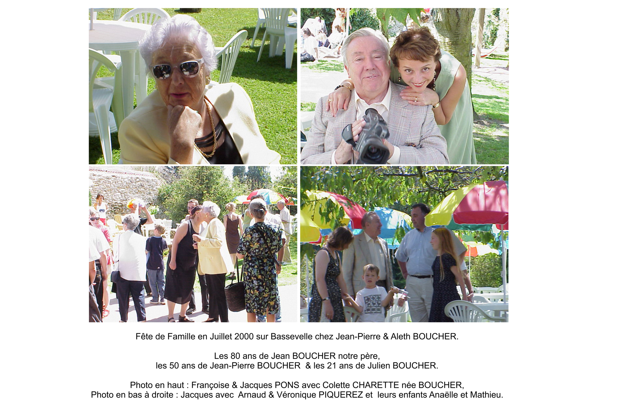 Photos Famille PONS Jacques & Françoise