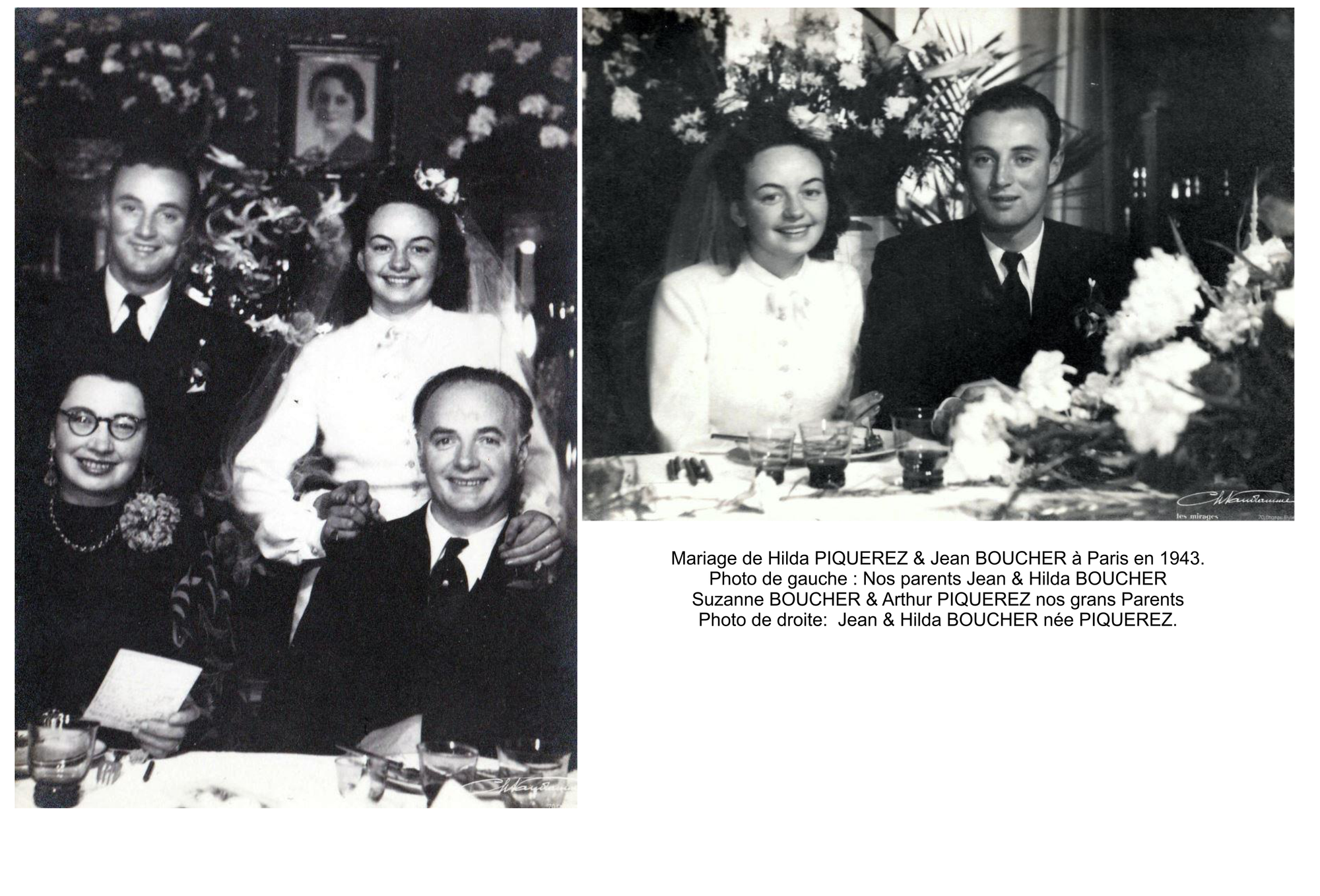 Photos Famille BOUCHER Jean & Hilda