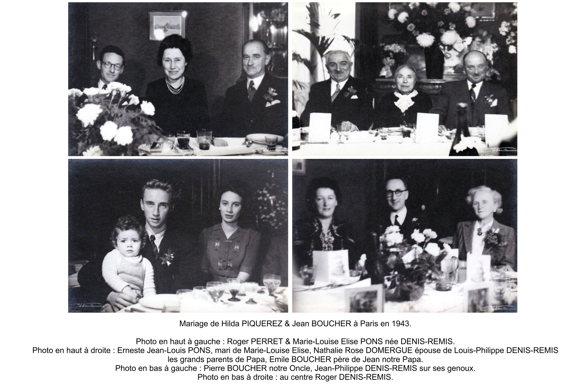 Photos Famille BOUCHER Jean & Hilda