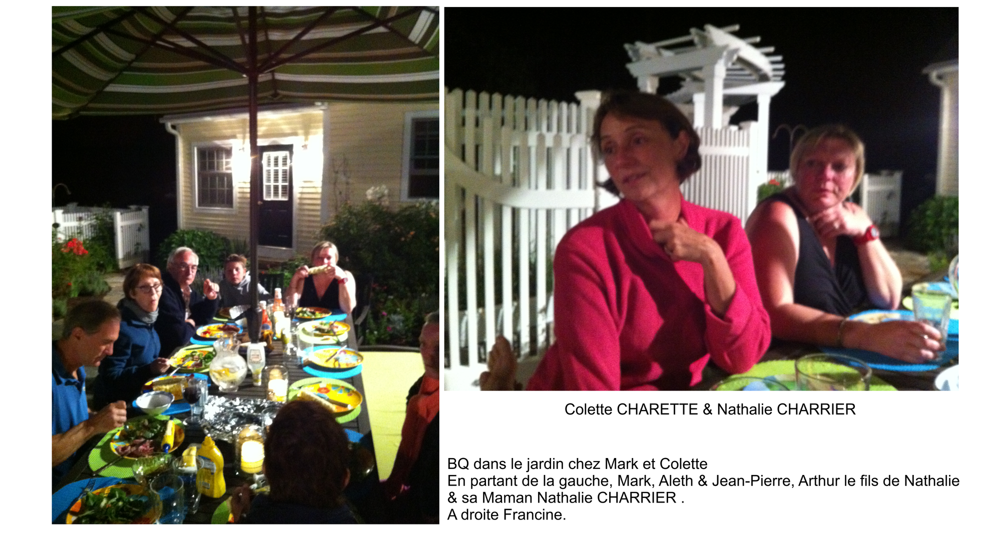 Photos Famille  CHARETTE Colette & Mark