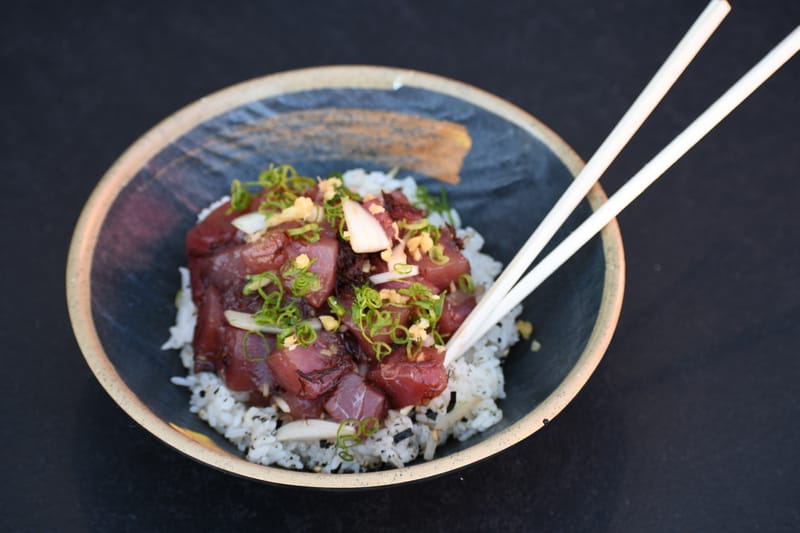 Hawaiian Poke Bowl - Fresh Ahi