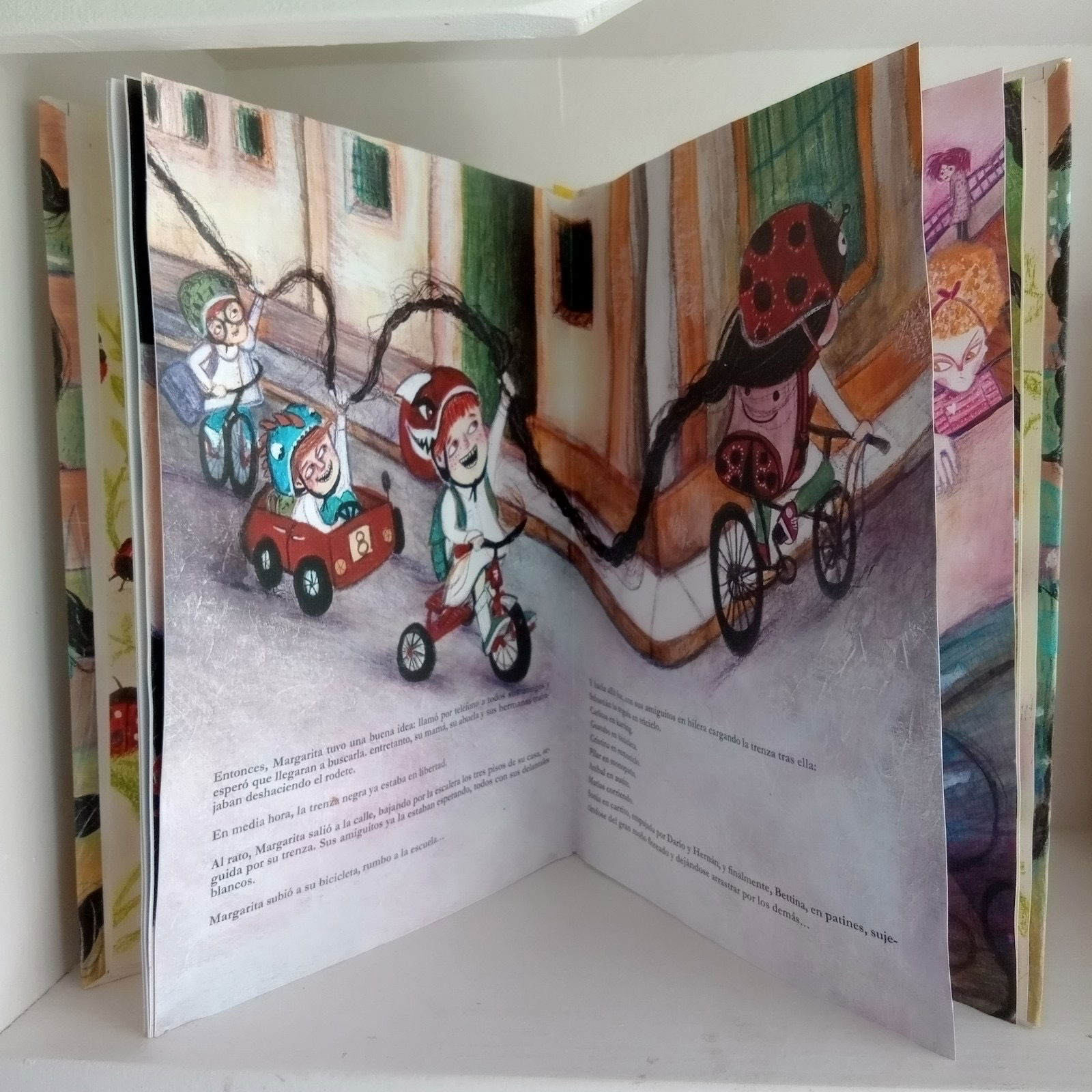 Ilustraciones del texto de Elsa Bornemann