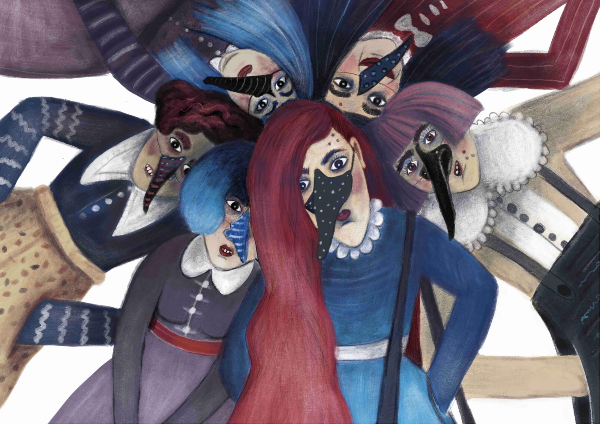 Proyecto inédito. Texto: Lua Paz/ Ilustraciones: Paula Walter