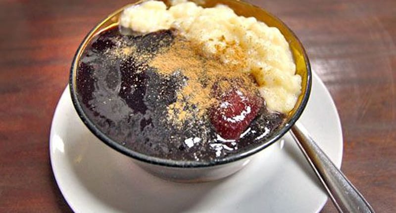 Mazamorra Morada y Arroz Con Leche