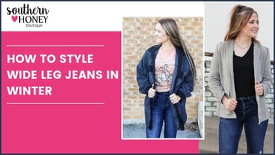 How To Style Wide Leg Jeans In Winter
