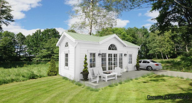 Exempel på fasadkulörer och takbeklädnader