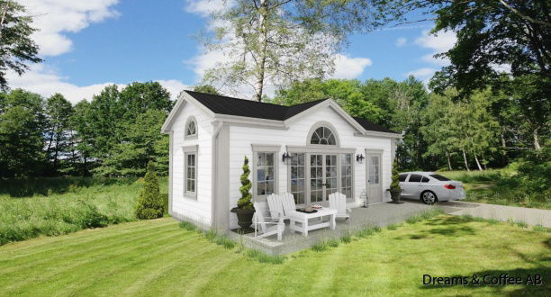 Exempel på fasadkulörer och takbeklädnader