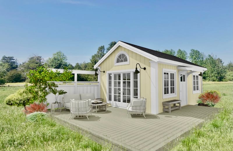 Exempel på fasadkulörer och takbeklädnader