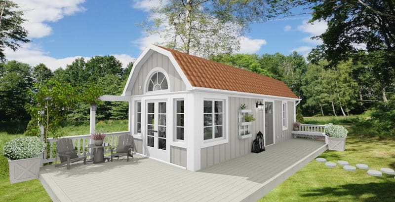 Exempel på fasadkulörer och takbeklädnader