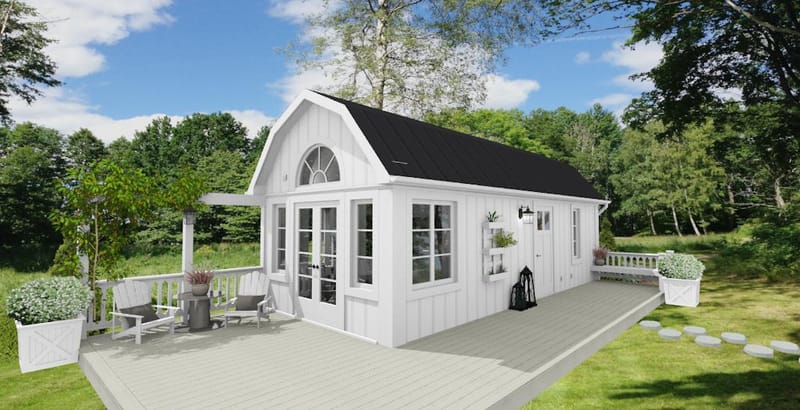 Exempel på fasadkulörer och takbeklädnader