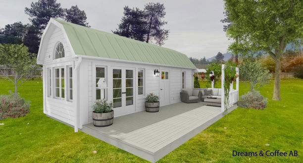 Exempel på fasadkulörer och takbeklädnader