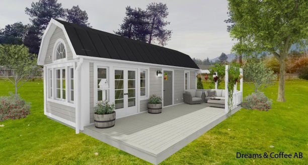 Exempel på fasadkulörer och takbeklädnader