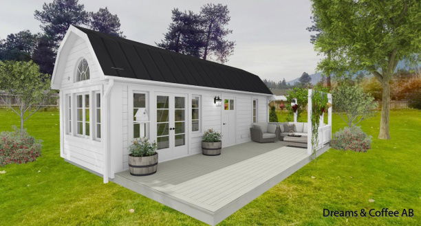 Exempel på fasadkulörer och takbeklädnader