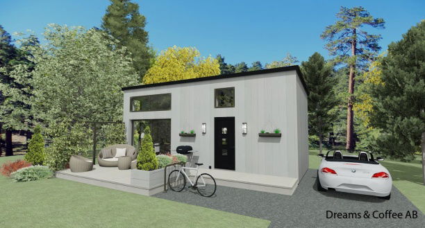 Exempel på fasadkulörer och takbeklädnader