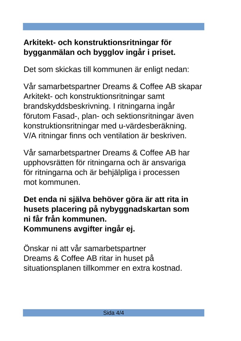 Vad som ingår i grundpriset