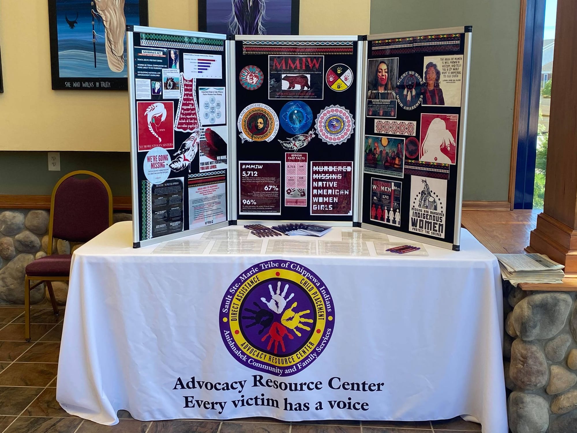 May's MMIW Board at Kewadin Sault