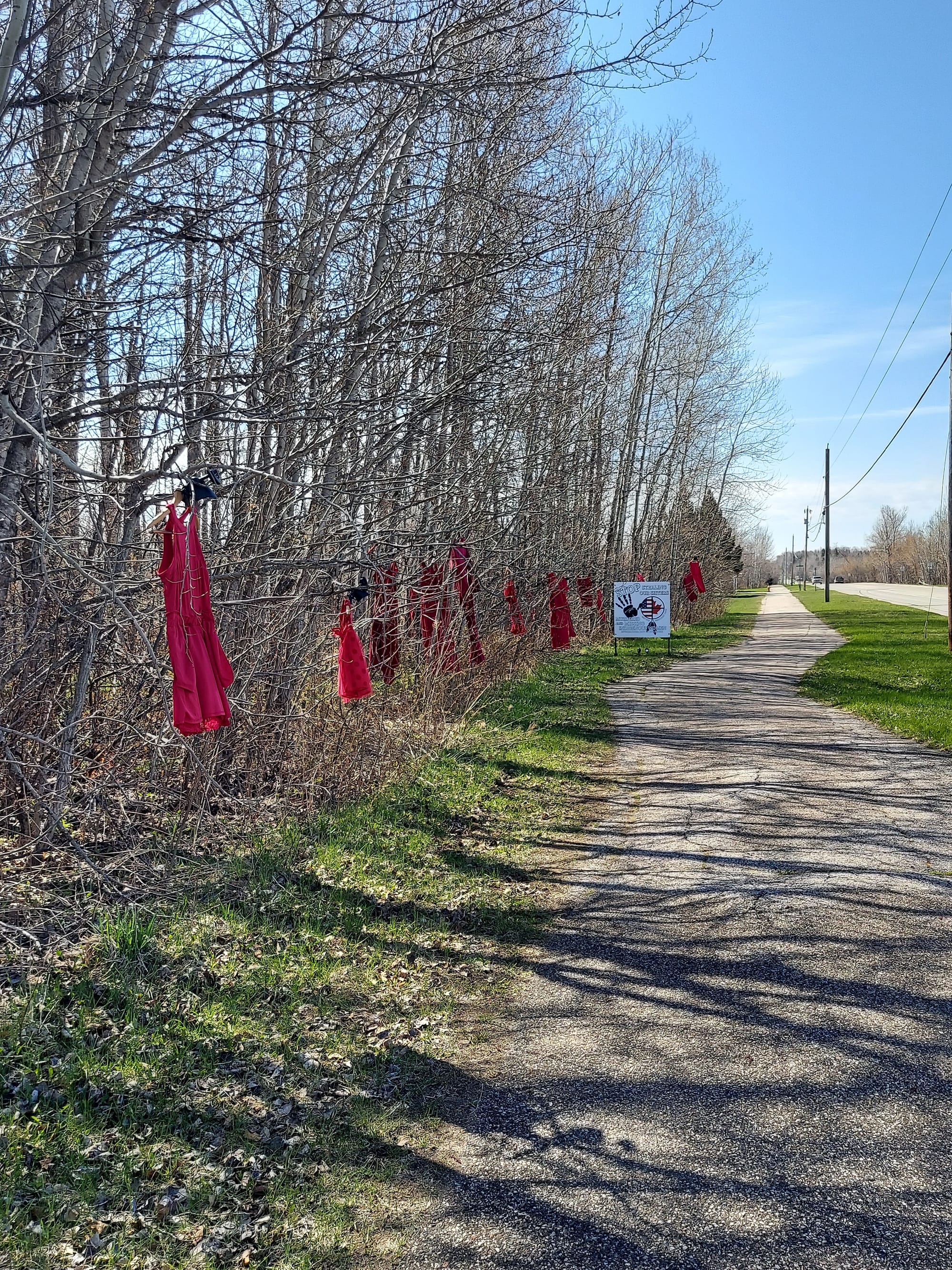 Red Dress Display